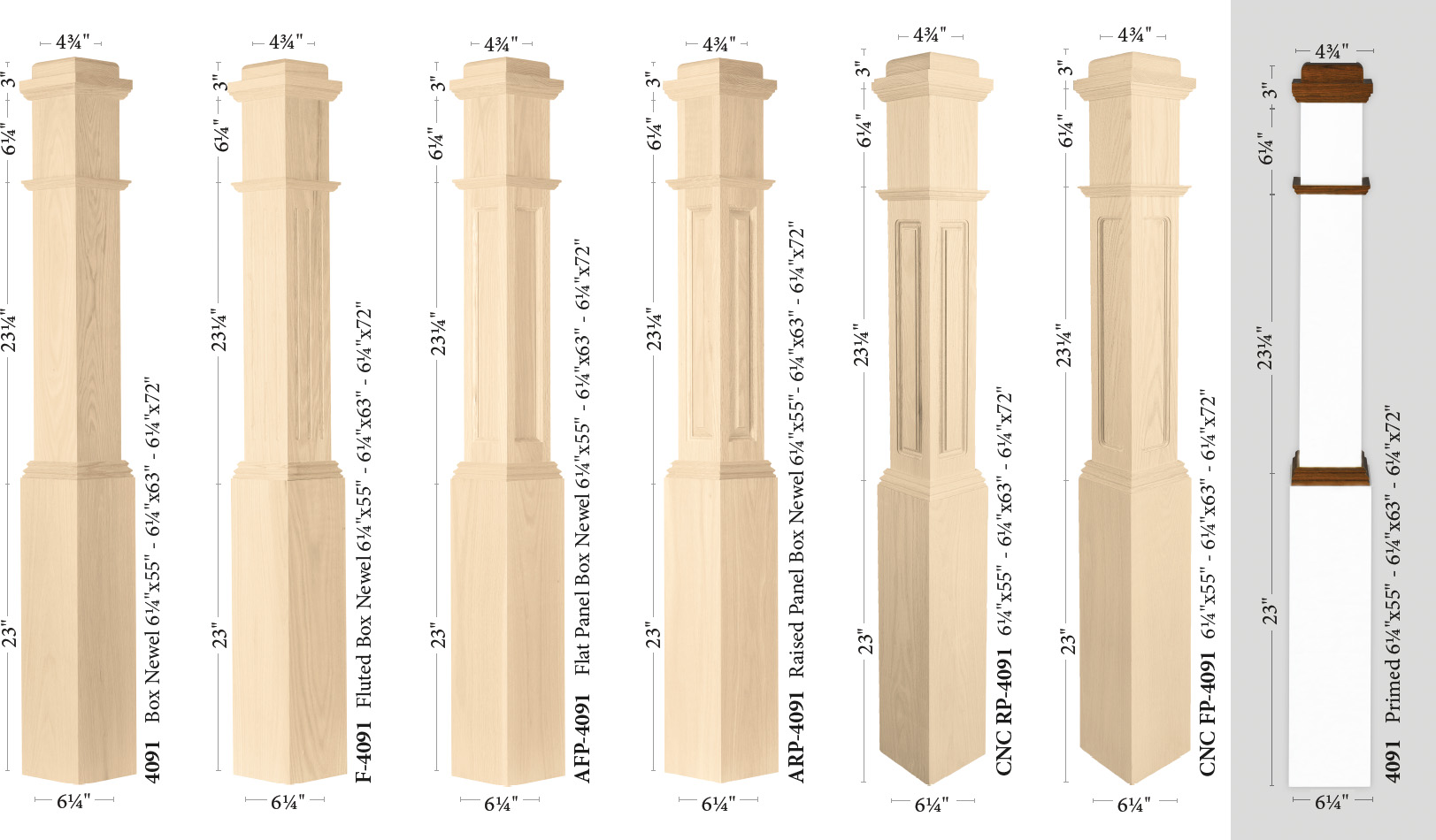Box Newel Holmes Stair Parts
